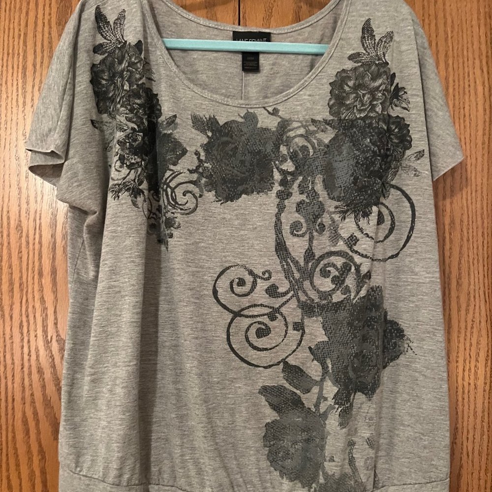 Lane Bryant dolman t-shirt with shimmer! Size 22/24! EUC!